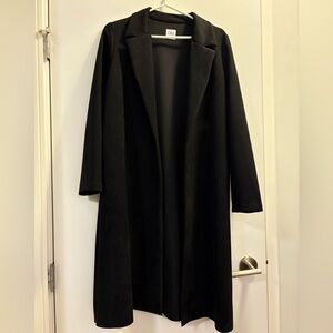 Zara Black Suede Coat